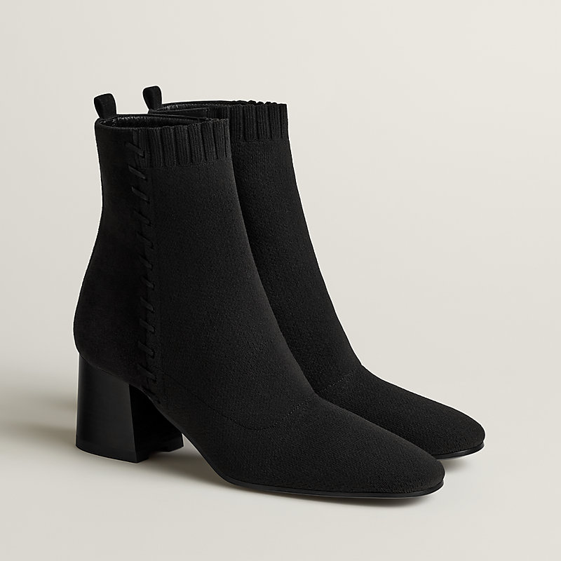 Louane 60 ankle boot - Black | Hermès USA